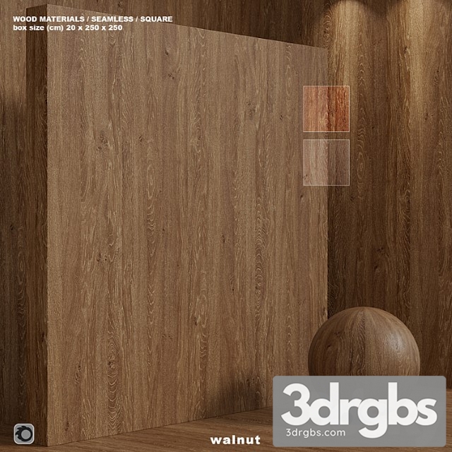 Material Derevo Besshovnyi Orekh Set 113 3dsmax Download - thumbnail 1