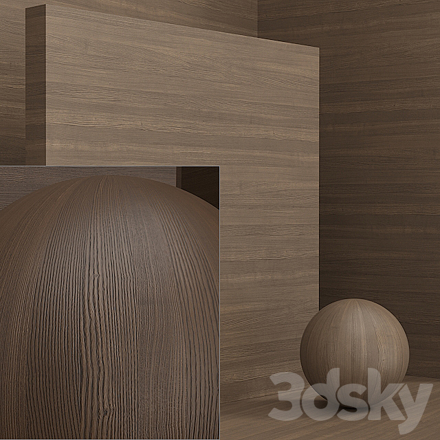 Material wood _ solid _ veneer (seamless) – set 62 3ds Max - thumbnail 3