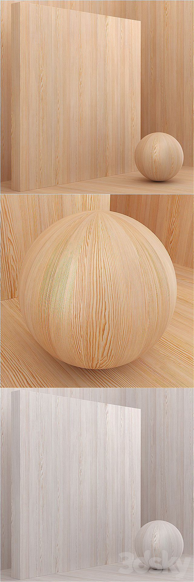 Material wood _ veneer _ (seamless) – set 29 3DS Max Model - thumbnail 2