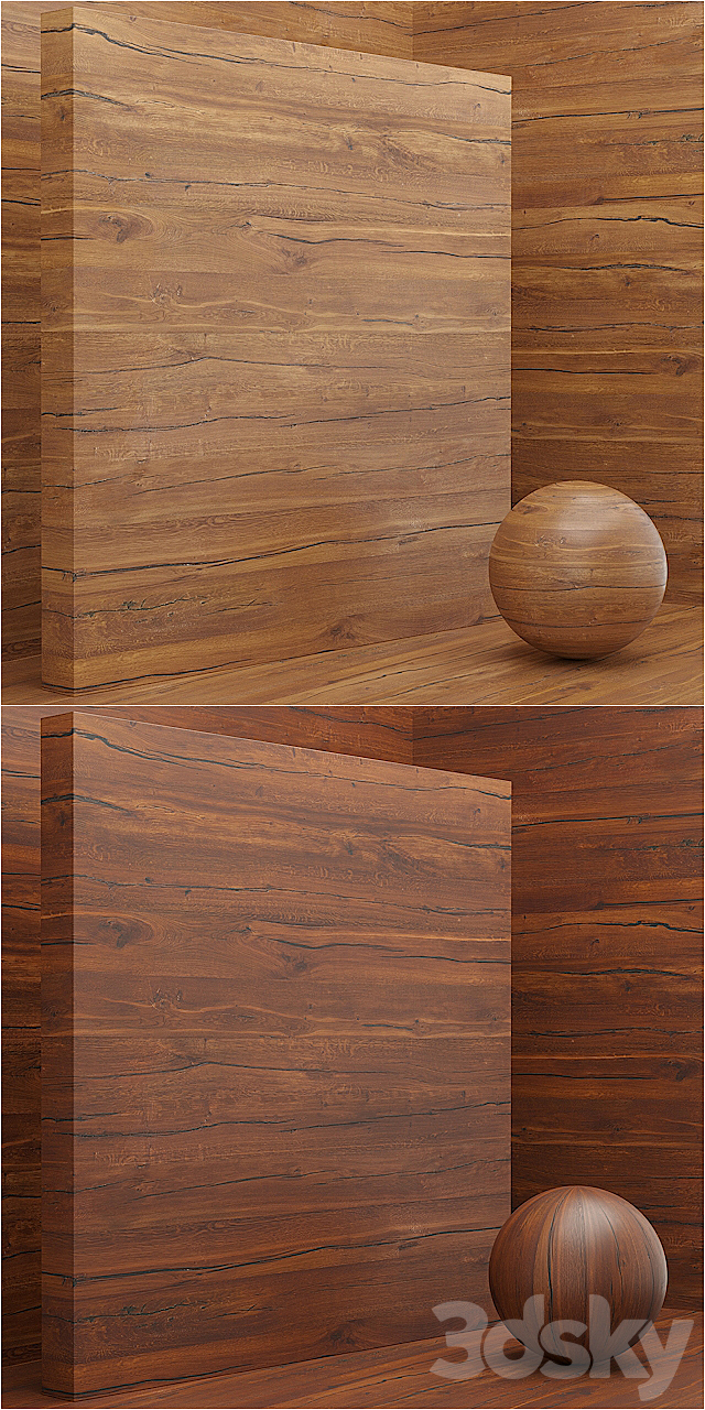 Material wood _ veneer _ slab (seamless) – set 27 3DS Max Model - thumbnail 3