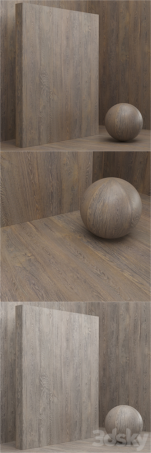 Material wood _ veneer (seamless) – set 14 3DS Max Model - thumbnail 2