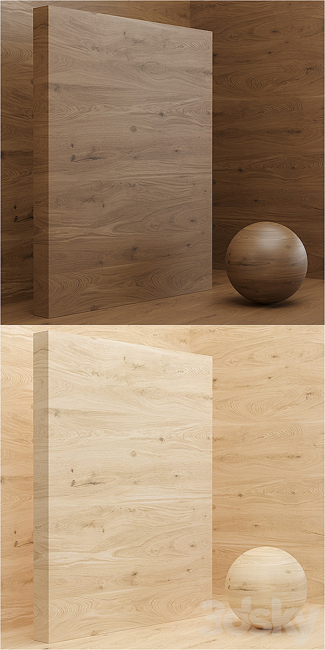 Material wood _ veneer (seamless) – set 17 3ds Max - thumbnail 3