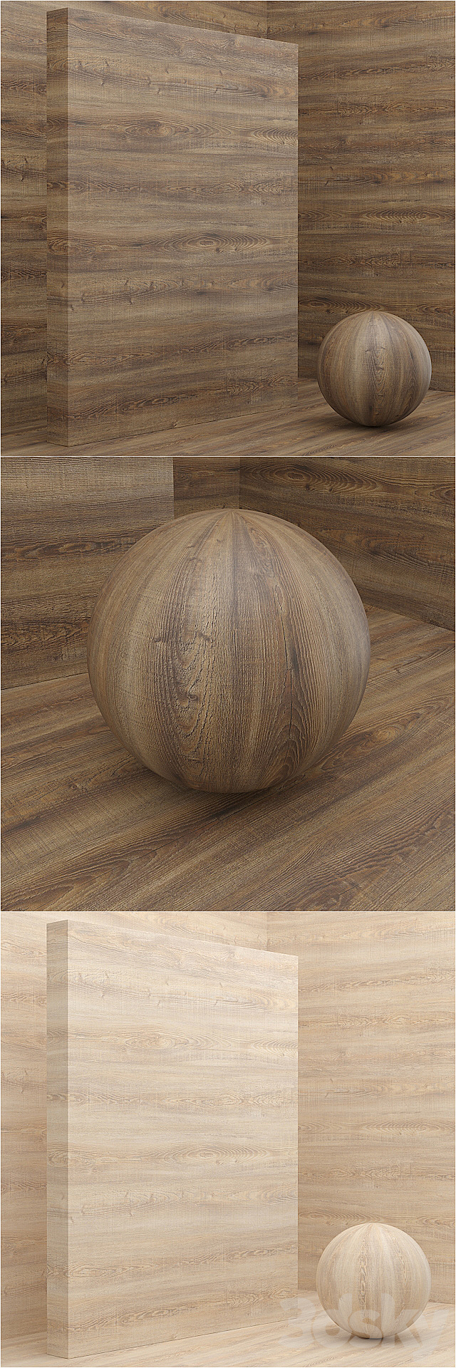 Material wood _ veneer (seamless) – set 20 3DS Max Model - thumbnail 2