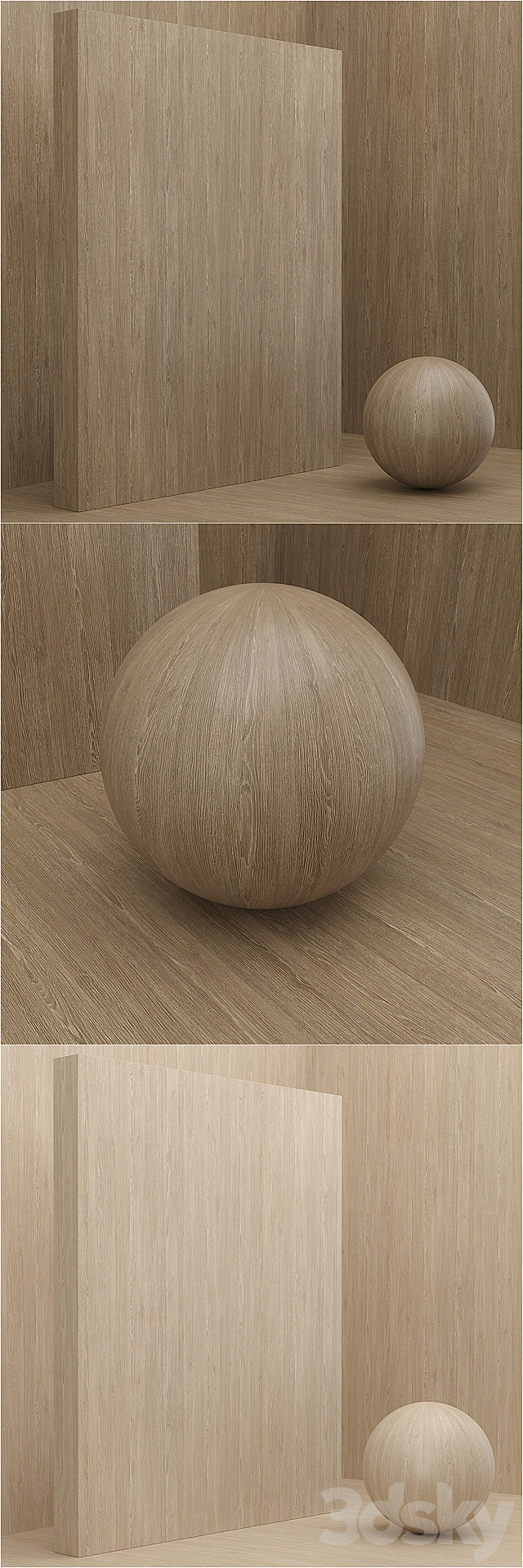 Material wood _ veneer (seamless) – set 21 3DS Max Model - thumbnail 2