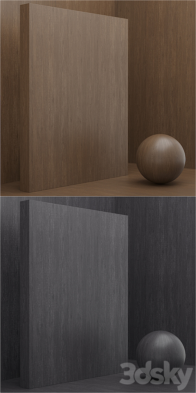 Material wood _ veneer (seamless) – set 21 3DS Max Model - thumbnail 3