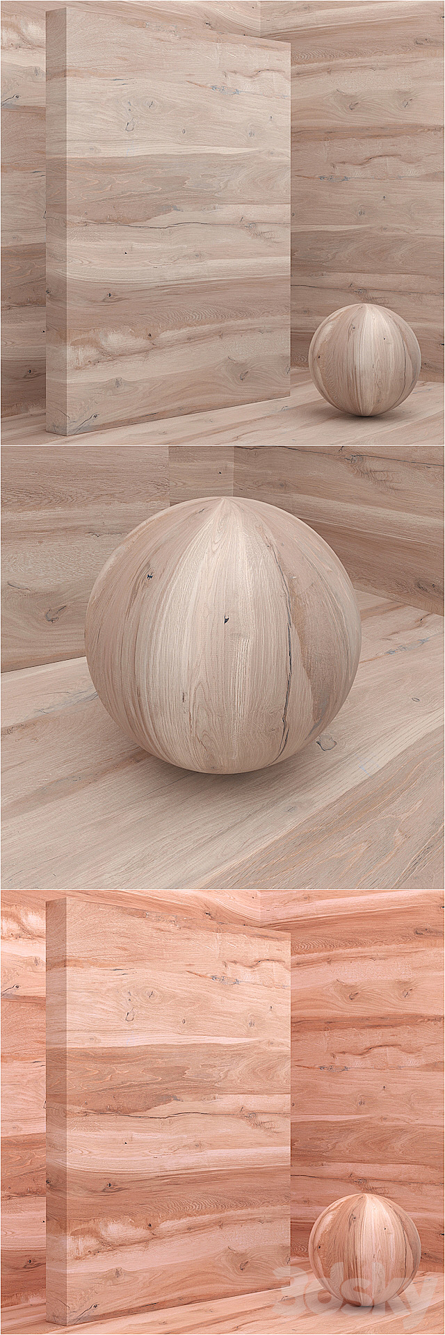 Material wood _ veneer (seamless) – set 26 3DS Max Model - thumbnail 2