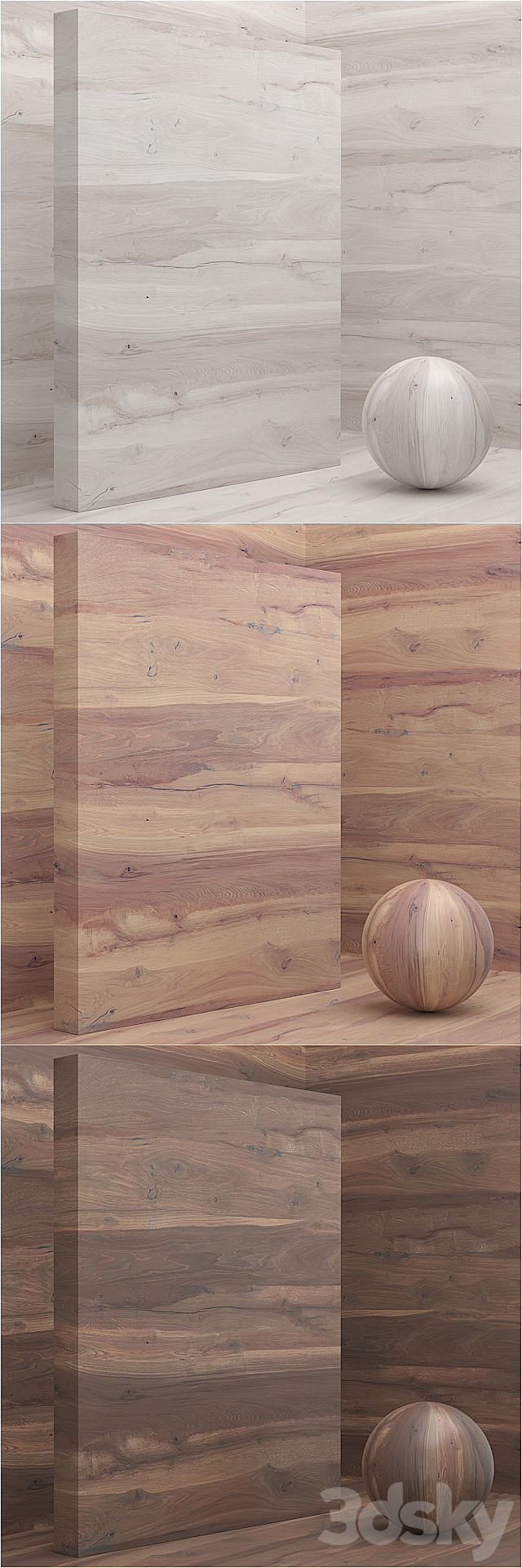 Material wood _ veneer (seamless) – set 26 3DS Max Model - thumbnail 3