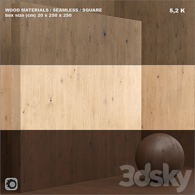 Material wood _ veneer (seamless) – set 40 3DSMax File - thumbnail 1