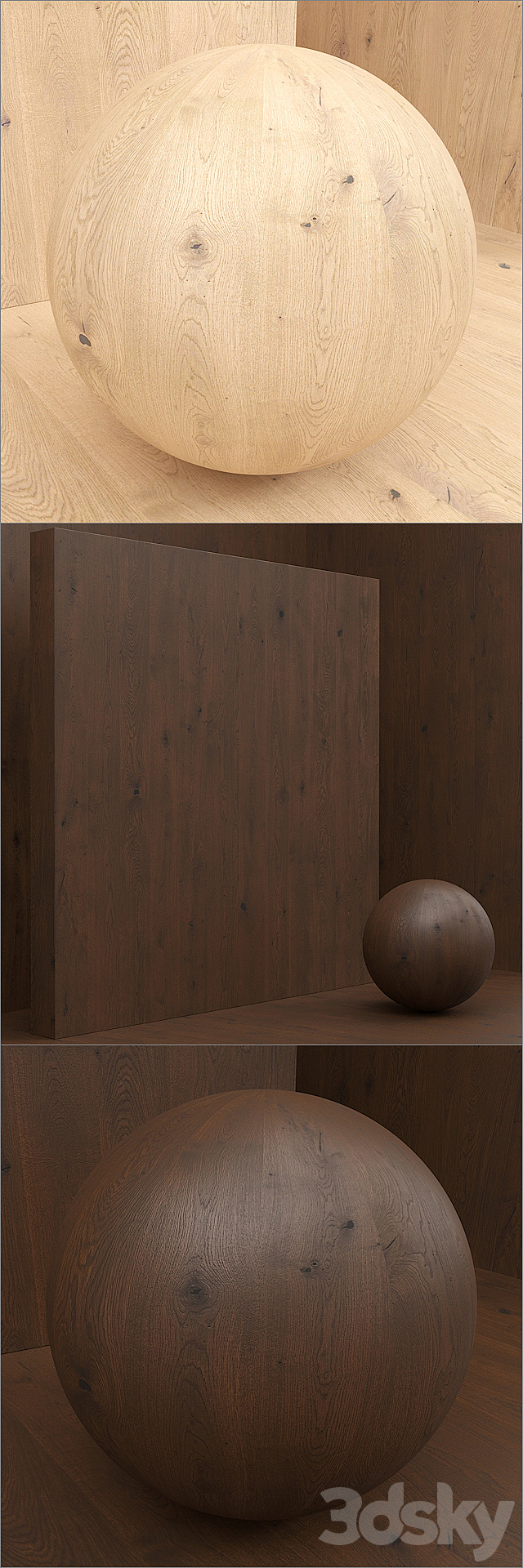 Material wood _ veneer (seamless) – set 40 3DSMax File - thumbnail 3