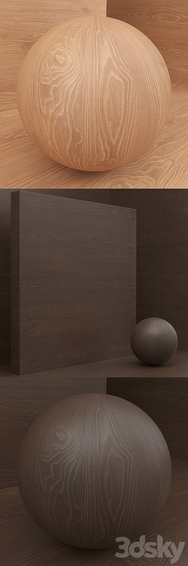 Material wood _ veneer (seamless) – set 47 3DS Max Model - thumbnail 3