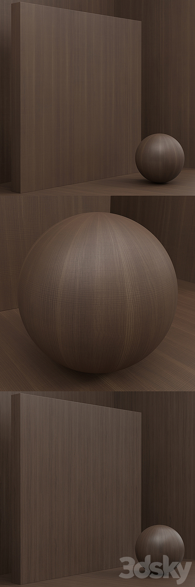 Material wood _ veneer (seamless) – set 50 3DS Max Model - thumbnail 2