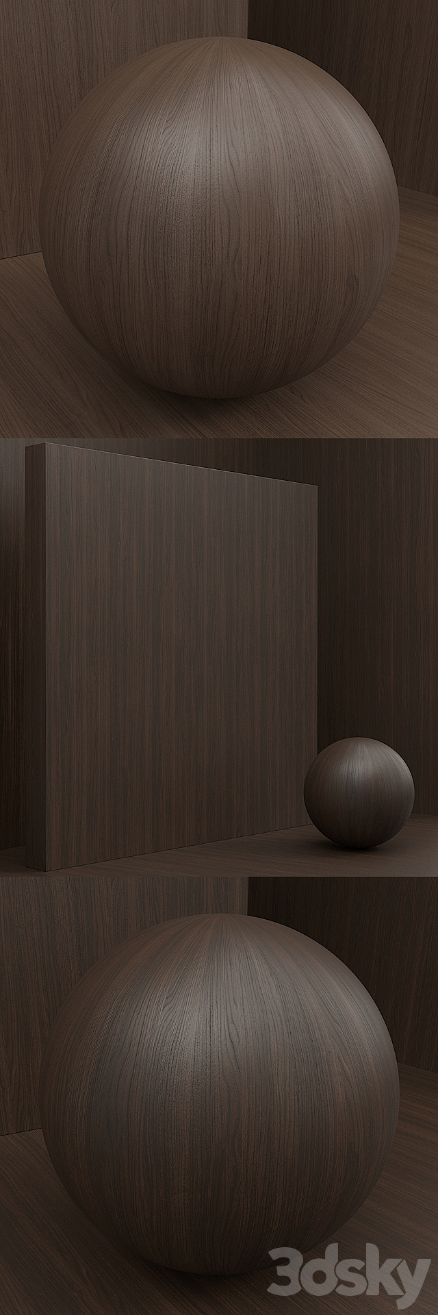 Material wood _ veneer (seamless) – set 50 3DS Max Model - thumbnail 3