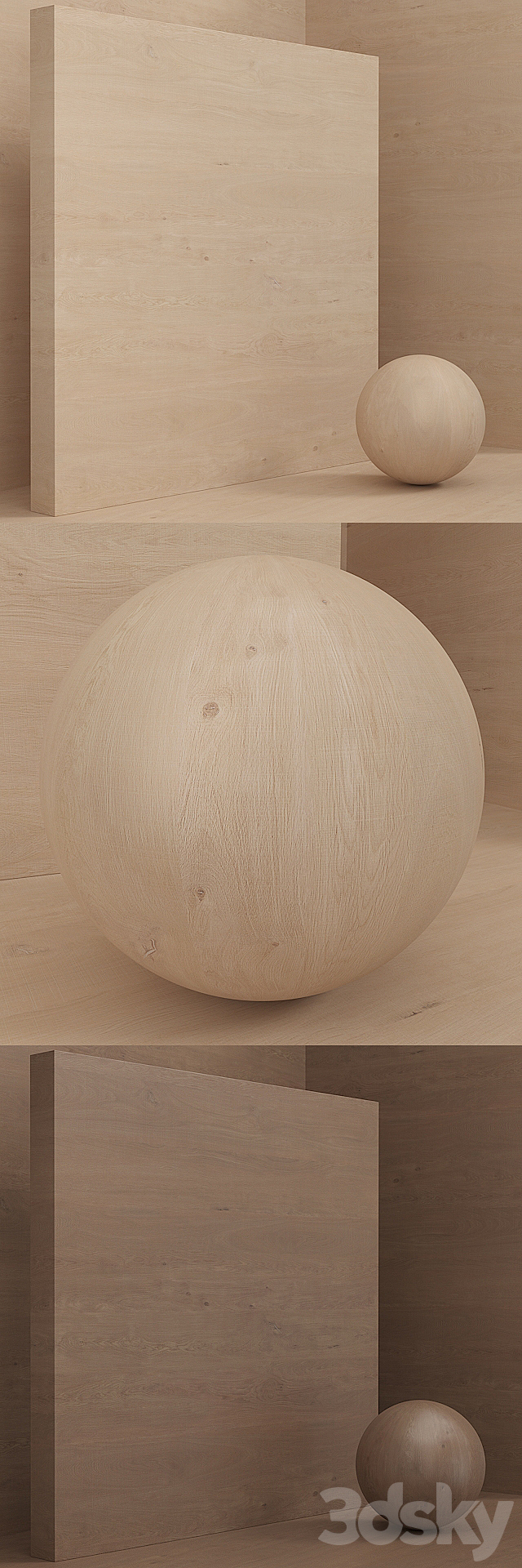 Material wood _ veneer (seamless) – set 59 3DS Max Model - thumbnail 2