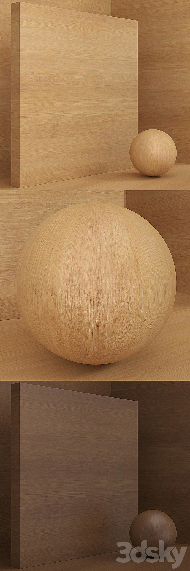 Material wood _ veneer (seamless) – set 59 3DS Max Model - thumbnail 3