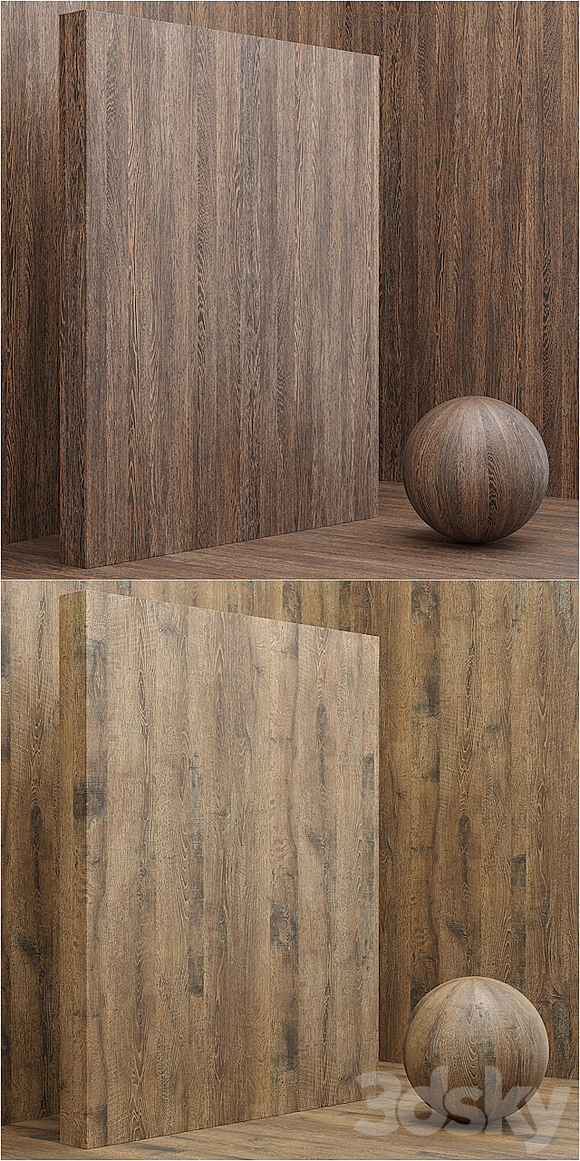 Material wood _ veneer (seamless) – set 9 3ds Max - thumbnail 2