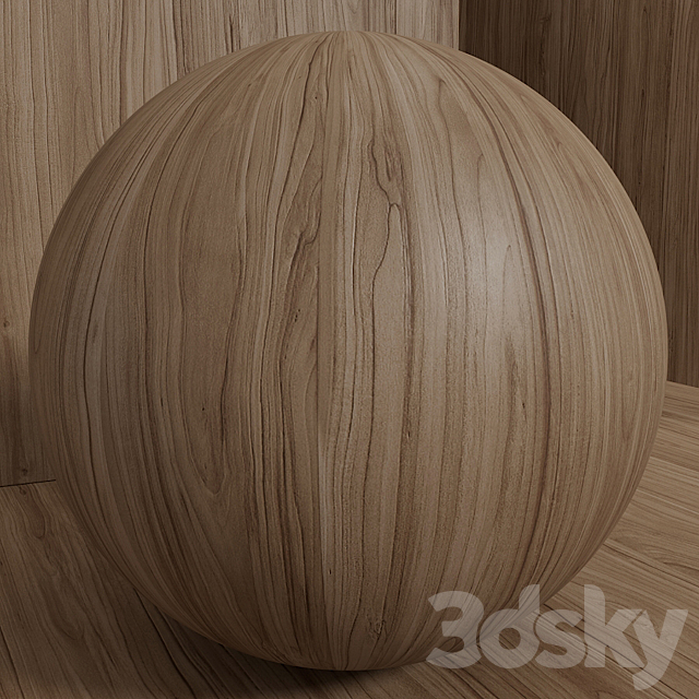 Material wood (seamless) apple tree – set 127 3DS Max Model - thumbnail 2