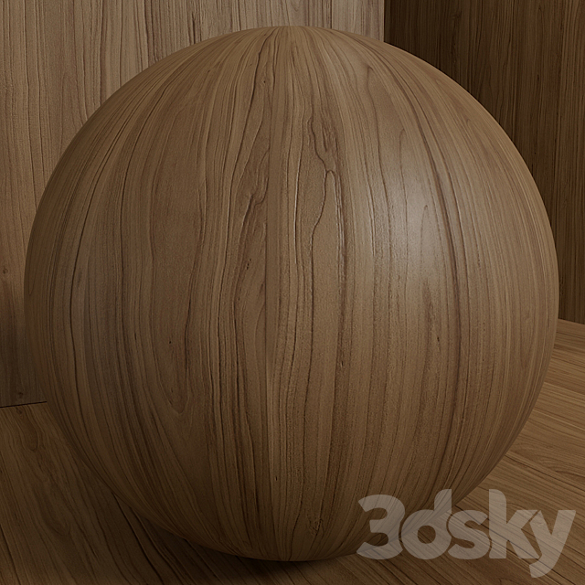 Material wood (seamless) apple tree – set 127 3DS Max Model - thumbnail 4