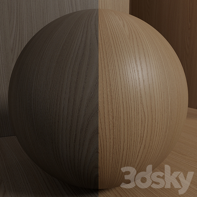 Material wood (seamless) ash – set 150 3DS Max Model - thumbnail 4