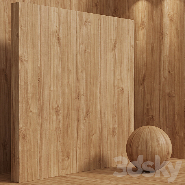 Material wood (seamless) elm – set 118 3DS Max Model - thumbnail 4