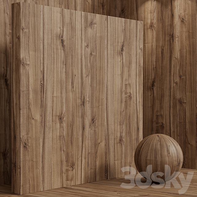 Material wood (seamless) elm – set 118 3DS Max Model - thumbnail 5