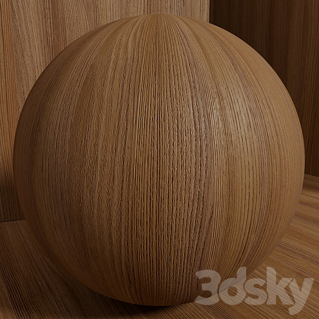 Material wood (seamless) elm – set 125 3DS Max Model - thumbnail 2