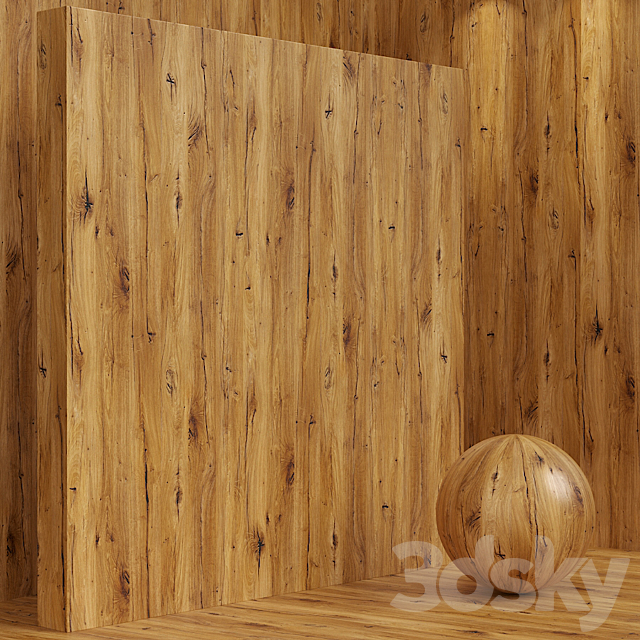 Material wood (seamless) oak – set 108 3DS Max Model - thumbnail 5