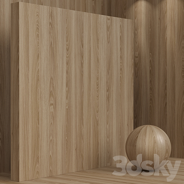 Material wood (seamless) oak – set 109 3DS Max Model - thumbnail 2