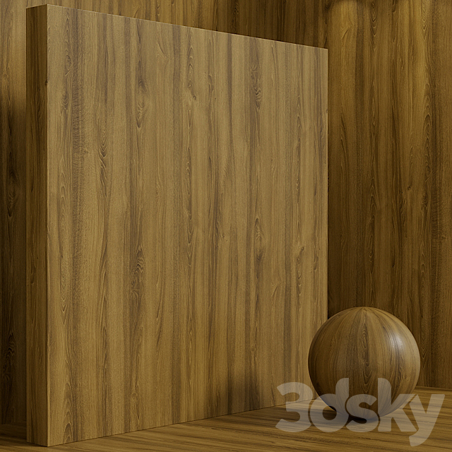 Material wood (seamless) oak – set 119 3DS Max Model - thumbnail 5