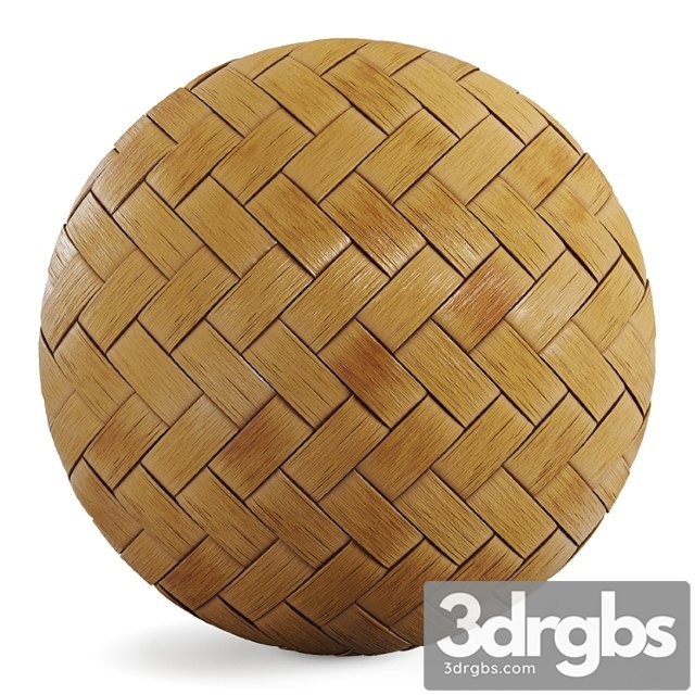 Materials Wood Bamboo rattan pbr material - thumbnail 1