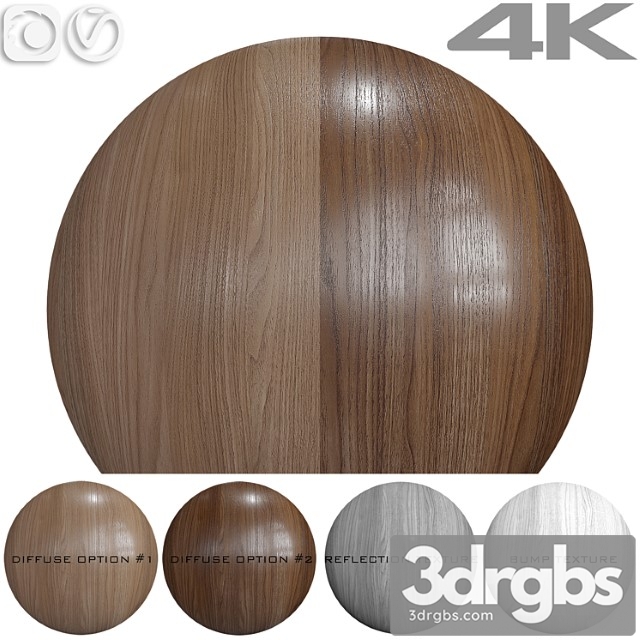 Materials Wood Seamless texture – walnut 2 - thumbnail 1