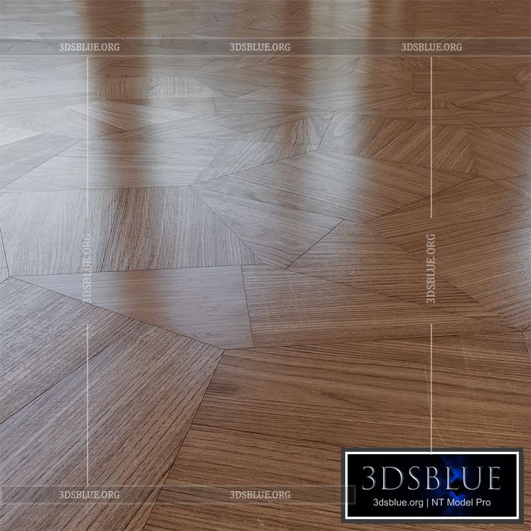 Modular parquet LISTONE GIORDANO 3DS Max - thumbnail 3