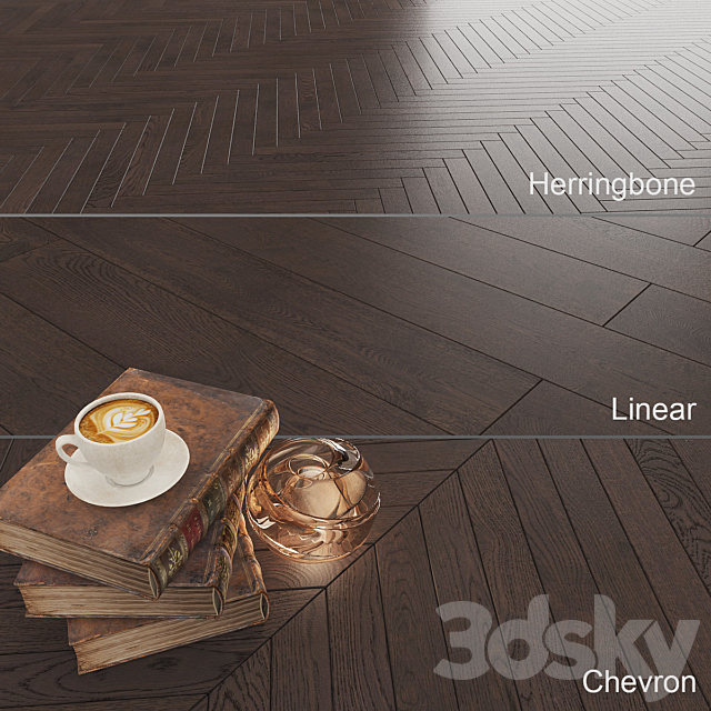 Oak Affogato Grande Parquet 3DSMax File - thumbnail 1