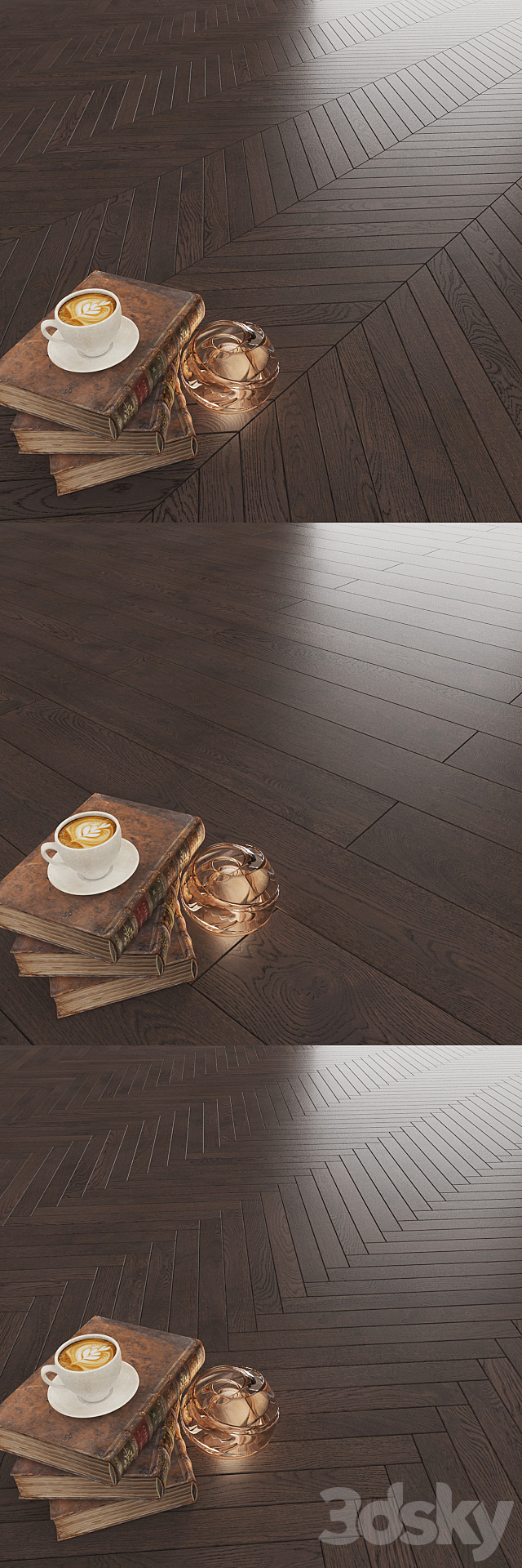 Oak Affogato Grande Parquet 3DSMax File - thumbnail 2