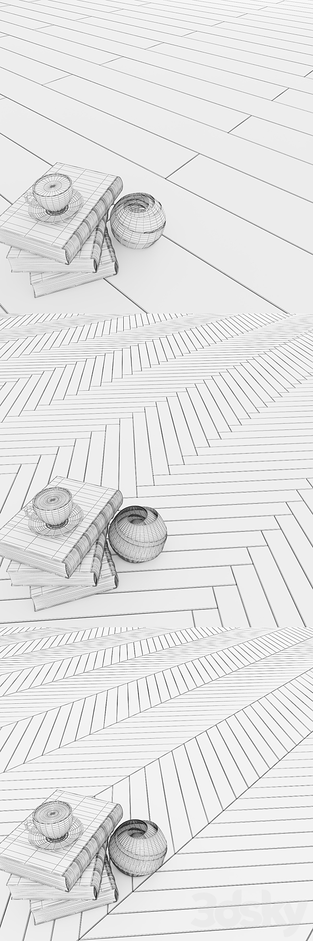 Oak Createur Parquet 3DSMax File - thumbnail 3