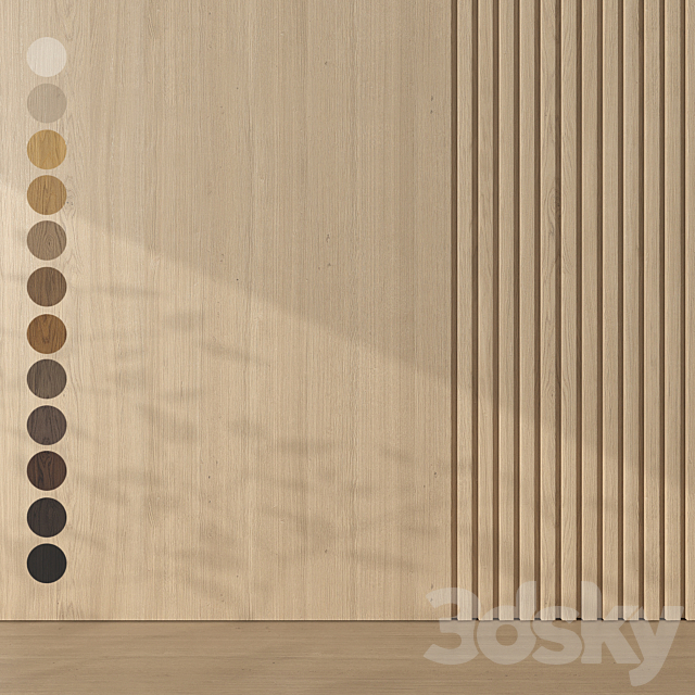 Oak texture 015 3ds Max - thumbnail 1