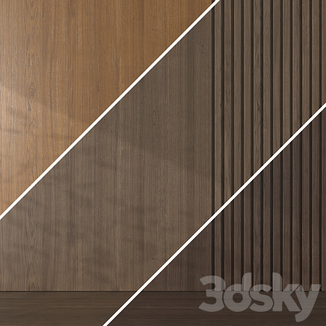 Oak texture 015 3ds Max - thumbnail 3