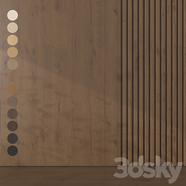 Oak texture 044 3ds Max - thumbnail 1