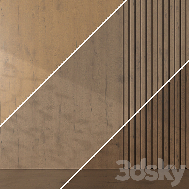 Oak texture 044 3ds Max - thumbnail 3