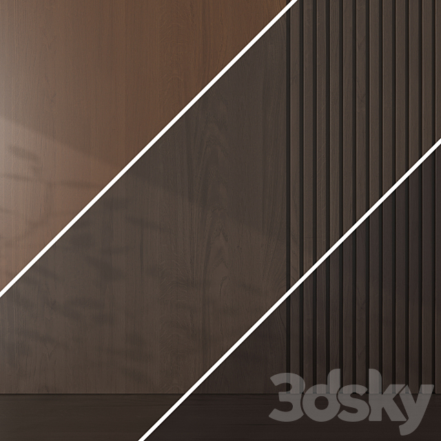 Oak texture 076 3DS Max Model - thumbnail 4