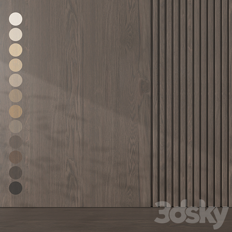 Oak texture 079 3DS Max - thumbnail 1