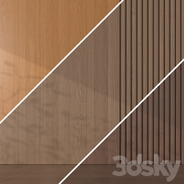 Oak texture 084 3DS Max Model - thumbnail 4