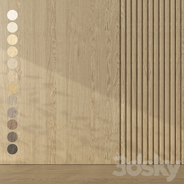 Oak texture 091 3ds Max - thumbnail 1