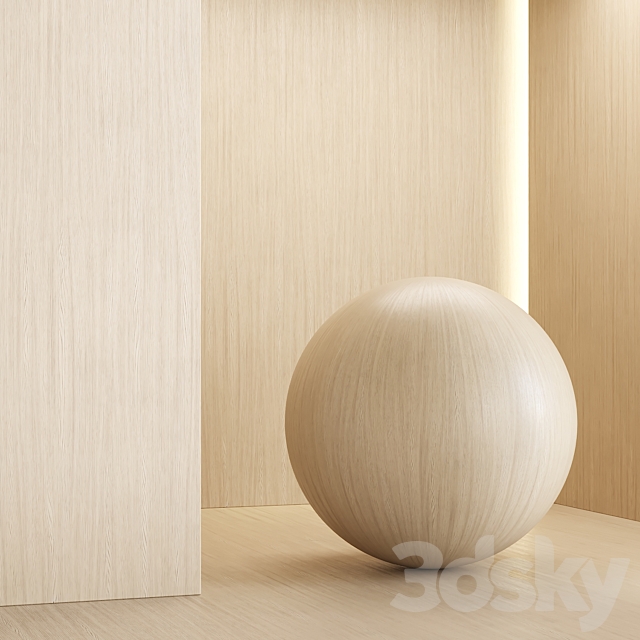 Oak wood 01 – 6 colors 3ds Max - thumbnail 2