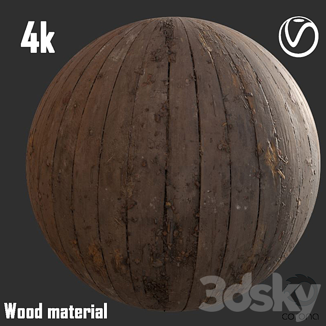 Old wood 3DSMax File - thumbnail 1