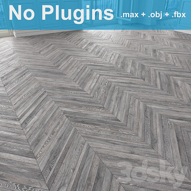 Parquet 1-4 3DSMax File - thumbnail 2