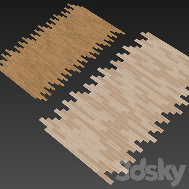 Parquet 26 (2 species. without the use of plug-ins) 3DSMax File - thumbnail 3