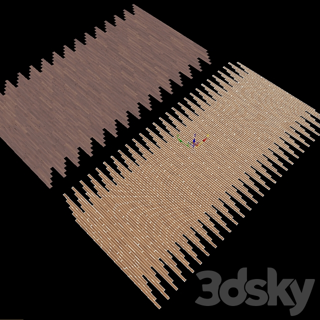 Parquet 3 (2 species without the use of plug-ins) 3ds Max - thumbnail 2