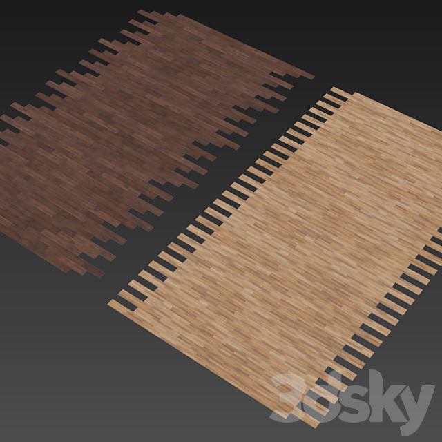 Parquet 30 (2 species. without the use of plug-ins) 3DSMax File - thumbnail 3