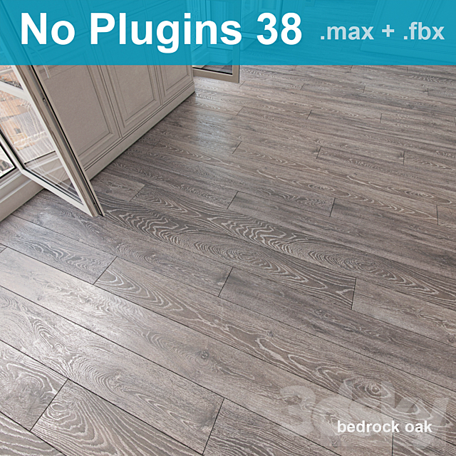 Parquet 38 (without the use of plug-ins) 3DSMax File - thumbnail 2