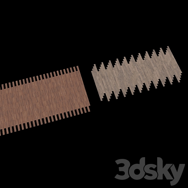 Parquet 4 (2 species. without the use of plug-ins) 3DSMax File - thumbnail 2